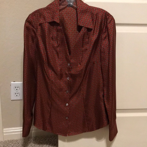 Ann Taylor -Button down Long sleeve blouse -Size 6 - Picture 4 of 13